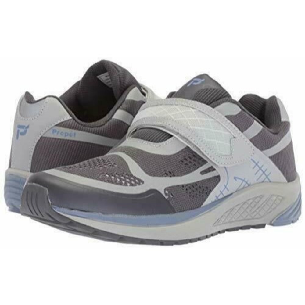 Propet One Strap Walking Running Sneaker Shoes  Grey - Womens 7 M Ortholilte NEW